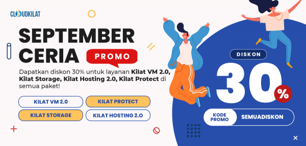 Promo 30% untuk semua layanan di CloudKilat!